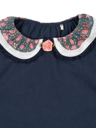 PAMI 花卉领罩衫