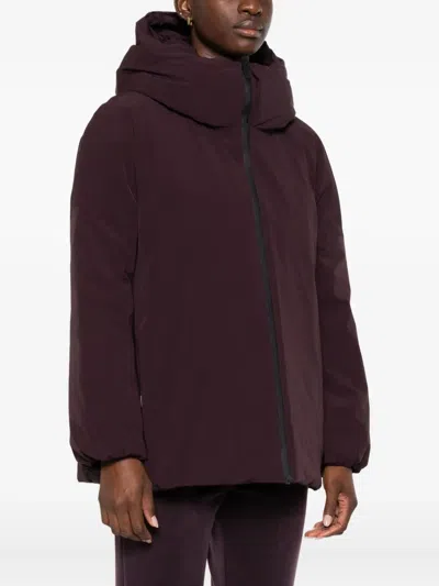 Rrd Hooded Bomber Jacket In Brown