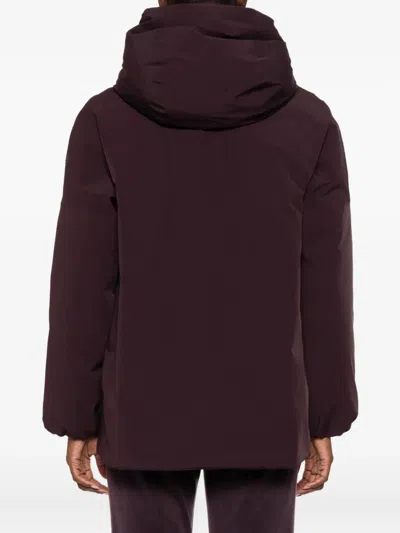 Rrd Hooded Bomber Jacket In Brown