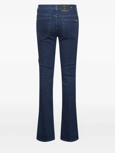 7 For All Mankind Five-pocket Denim Jeans In Blue