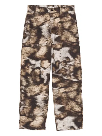 Carhartt Brandon Single Knee Wide Leg In Pattern