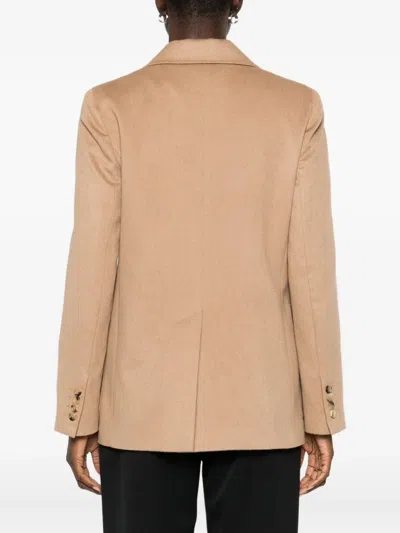 Max Mara Single-breasted Blazer In Neutral