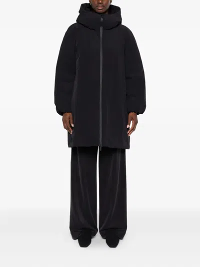 Rrd Hooded Oversized Jacket In Black