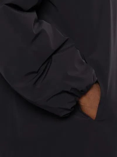 Rrd Hooded Oversized Jacket In Black