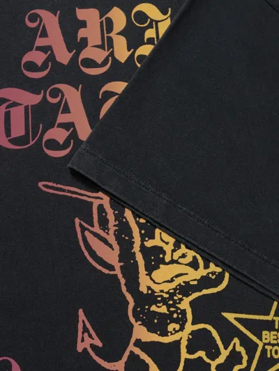 Aries Graphic-print T-shirt In Black