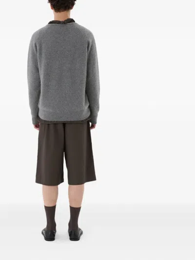 Amomento Pleat-detail Shorts In Brown