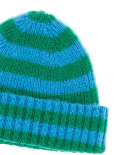 Howlin' Hard Working Striped-pattern Beanie Hat In Blue