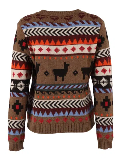 Weekend Max Mara Weekend Maxmara Quirite Jumper Camel In Multi