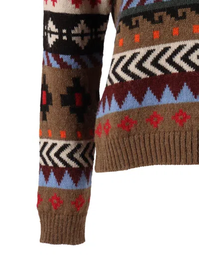 Weekend Max Mara Weekend Maxmara Quirite Jumper Camel In Multi