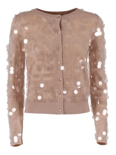 Max Mara 'necton' Cardigan In Pink