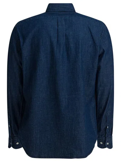 Bd Baggies Buttoned Cotton Shirt In Blue