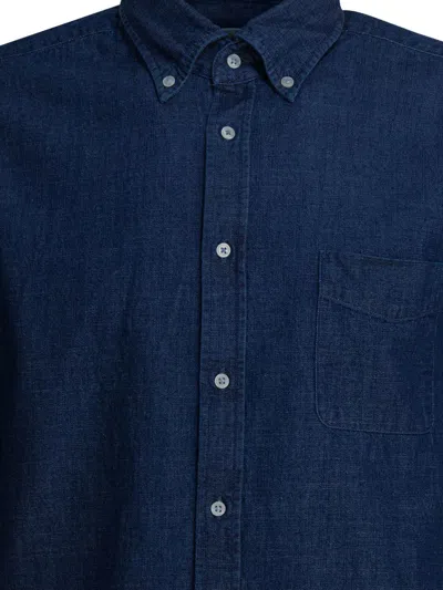 Bd Baggies Buttoned Pocket Shirt In Blue