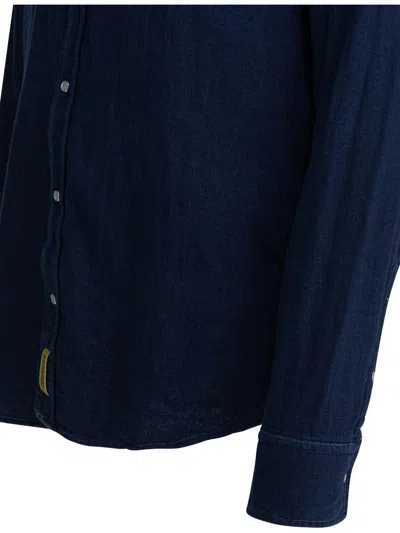 Bd Baggies Buttoned Pocket Shirt In Blue