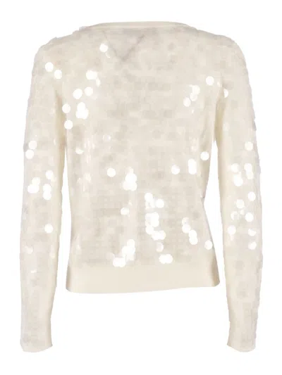Max Mara 'necton' Cardigan In White