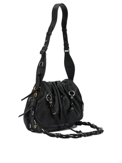 Isabel Marant Women Black Leather Bolton Shoulder Bag In Black