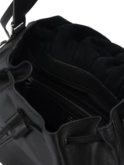 Isabel Marant Women Black Leather Bolton Shoulder Bag In Black