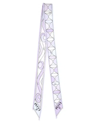 Pucci Abstract Pattern Lightweight Long Scarf In Multi