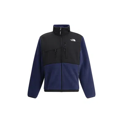 The North Face Logo Vertical Collar Grab Velvet Casual Jacket In Black