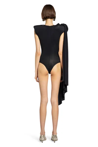 Vaquera Woman Black Bodysuits In Black