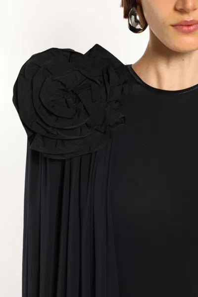 Vaquera Woman Black Bodysuits In Black