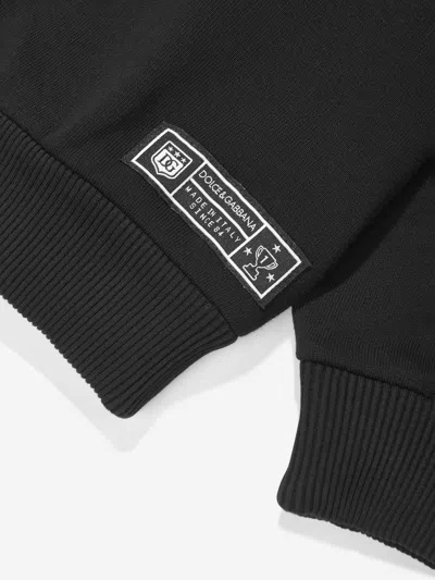 Dolce & Gabbana Hooded Sweatshirt In Black