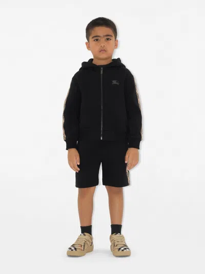 Burberry Kid Boy Sweaters In Black