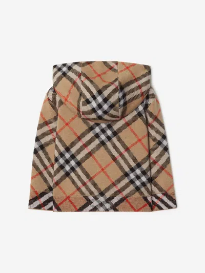 Burberry Baby Boys Mini Jimmy Check Zip Up Top In Multi