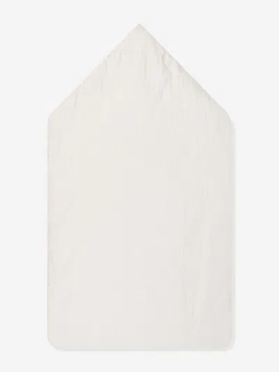 Fendi Baby Cotton Jacquard Nest In Gray