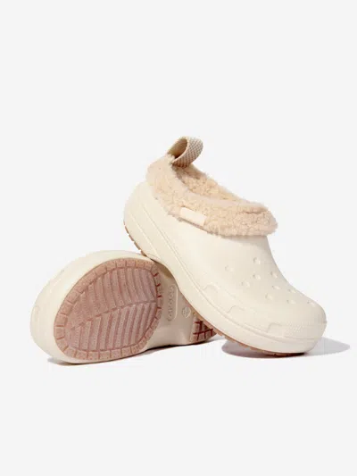 Crocs Kids Classic Lined Shorty Clog In Neutral