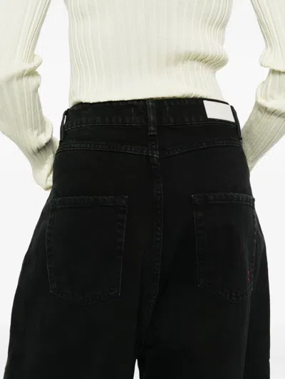 Icon Denim Wide-leg Jeans In Black