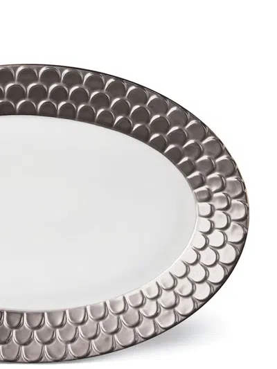 L'objet Aegean Oval Platter (38cm X 27cm) In White