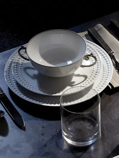 L'objet Aegean Soup Bowl With Handles In White