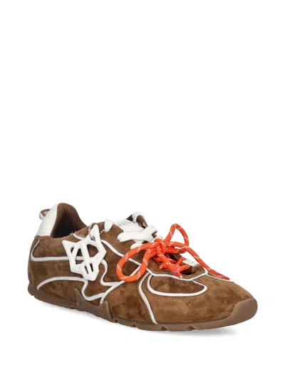 Naked Wolfe Adored Suede Sneaker In Brown