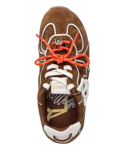 Naked Wolfe Adored Suede Sneaker In Brown