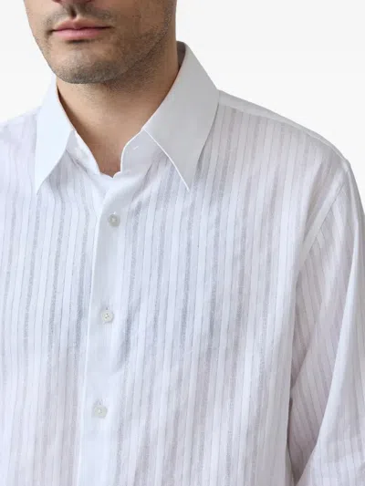 Carter Young Striped Shirt In White