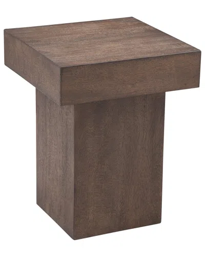 Bassett Mirror Padula Square End Table In Brown