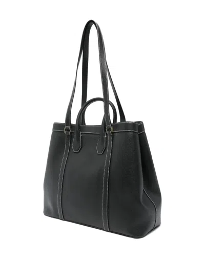 Lancel Belleville Double Handle Tote Bag In Black