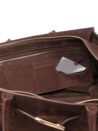 Benedetta Bruzziches Mame Weekend Shoulder Bag In Burgundy