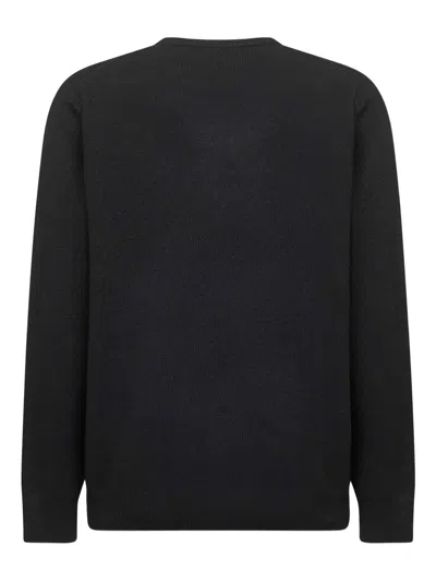 Mc2 Saint Barth Graphic-print Sweater In Black