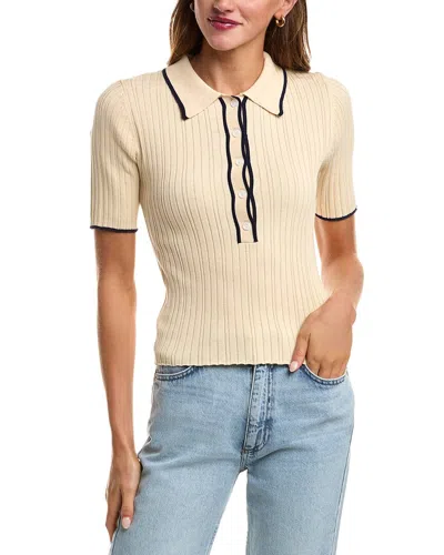 Sadie & Sage Stark Beauty Polo Sweater In Multi