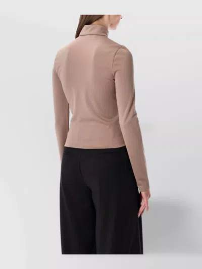 Courrèges "biker" Jacket In Brown