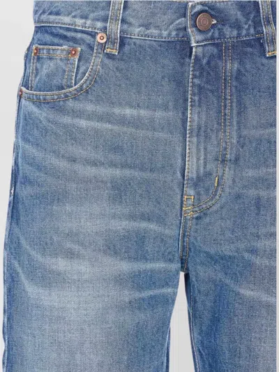 Chloé Valentino Garavani Joie De Jouer Leather Low-top Sneakers In Blue