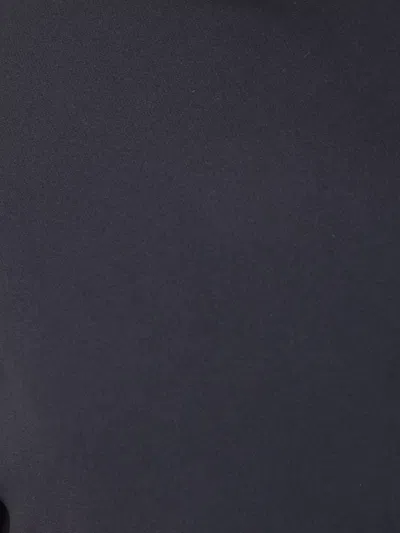 Alberta Ferretti High Neck Blouse Flared Sleeves In Gray