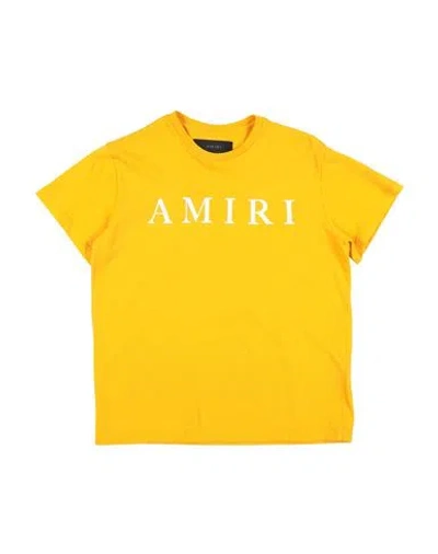 Amiri Toddler Boy T-shirt Yellow Size 6 Cotton In Yellow