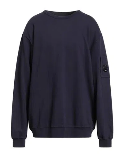 C.p. Company C. P. Company Man Sweatshirt Dark Purple Size 3xl Cotton In Purple