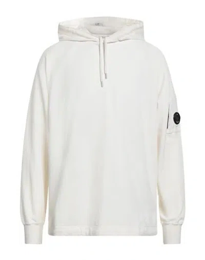 C.p. Company C. P. Company Man Sweatshirt Ivory Size 3xl Cotton In White