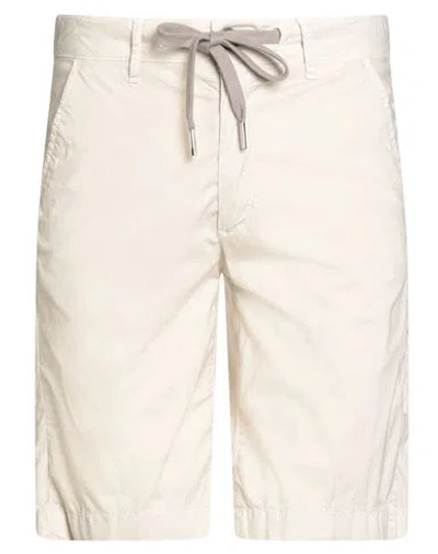 Suns Boards Man Shorts & Bermuda Shorts Cream Size S Cotton, Elastane In White