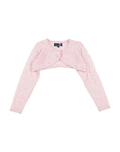 Harmont & Blaine Toddler Girl Wrap Cardigans Pink Size 4 Polyester In Pink