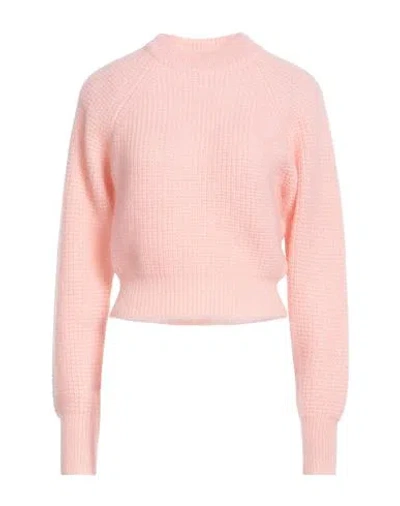 Fabiana Filippi Mohair-blend Crewneck Jumper In Pink
