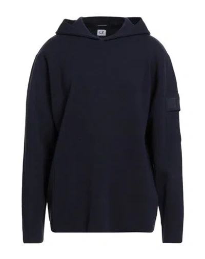 C.p. Company C. P. Company Man Sweater Navy Size Xxl Lambswool, Polyester In Blue